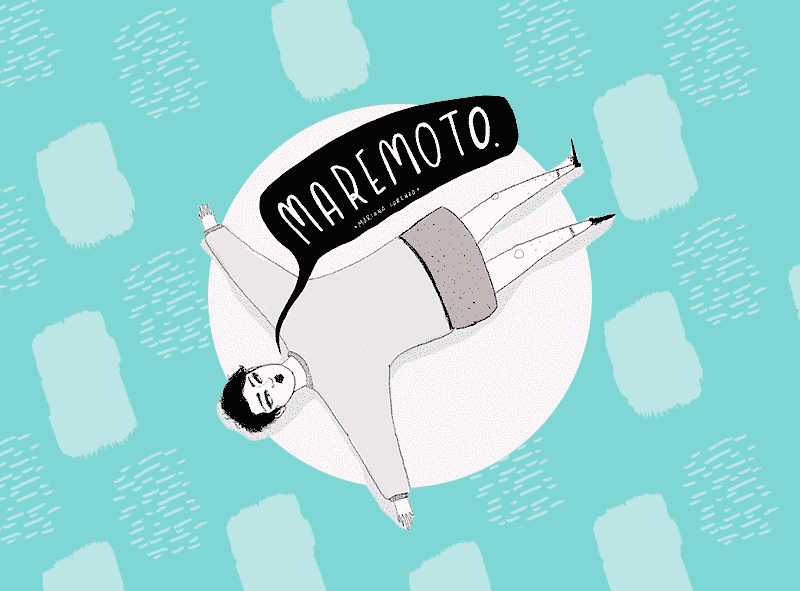 viñeta ilustrada Maremoto