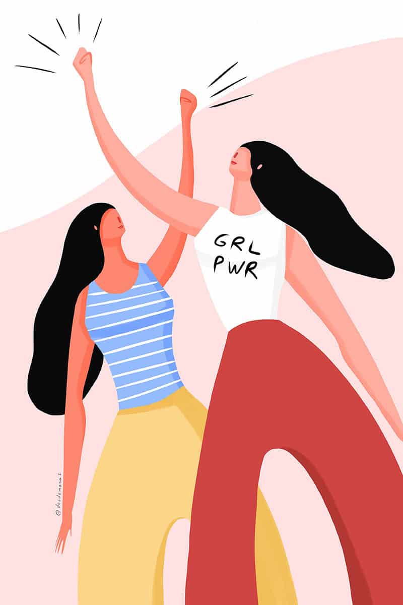pósters para la Marcha por el Día Internacional de la Mujer