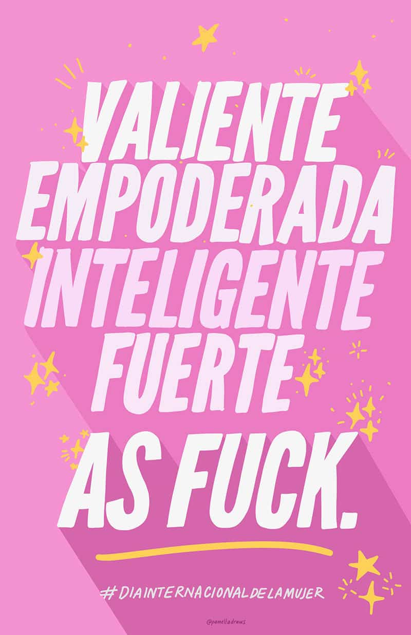 pósters para la Marcha por el Día Internacional de la Mujer