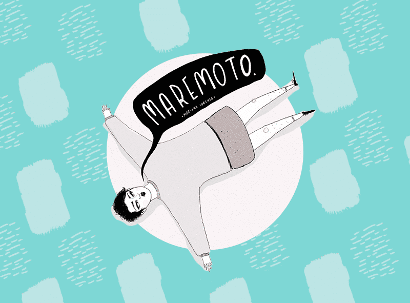 viñeta ilustrada Maremoto