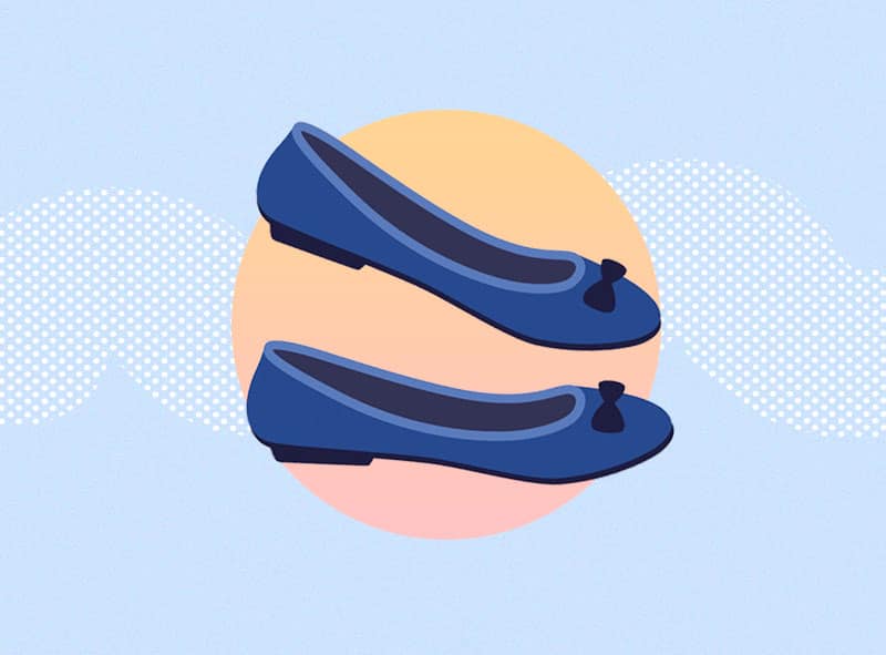 emoji de zapatito flat