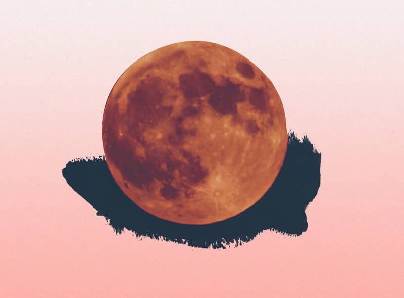 luna de fresa