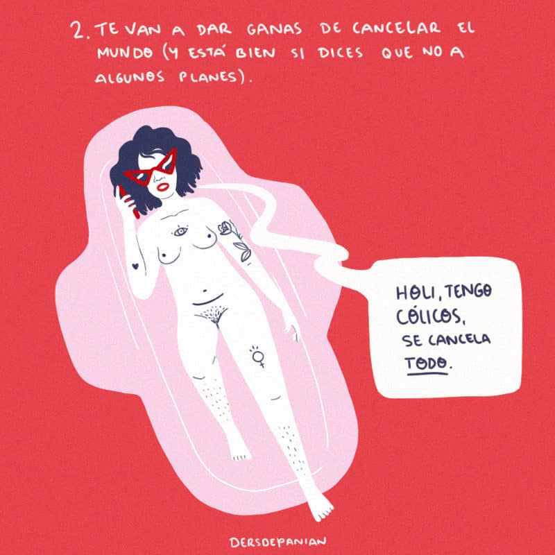 primera menstruación