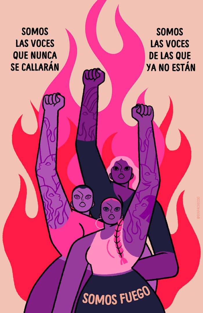 cartel marcha día de la mujer