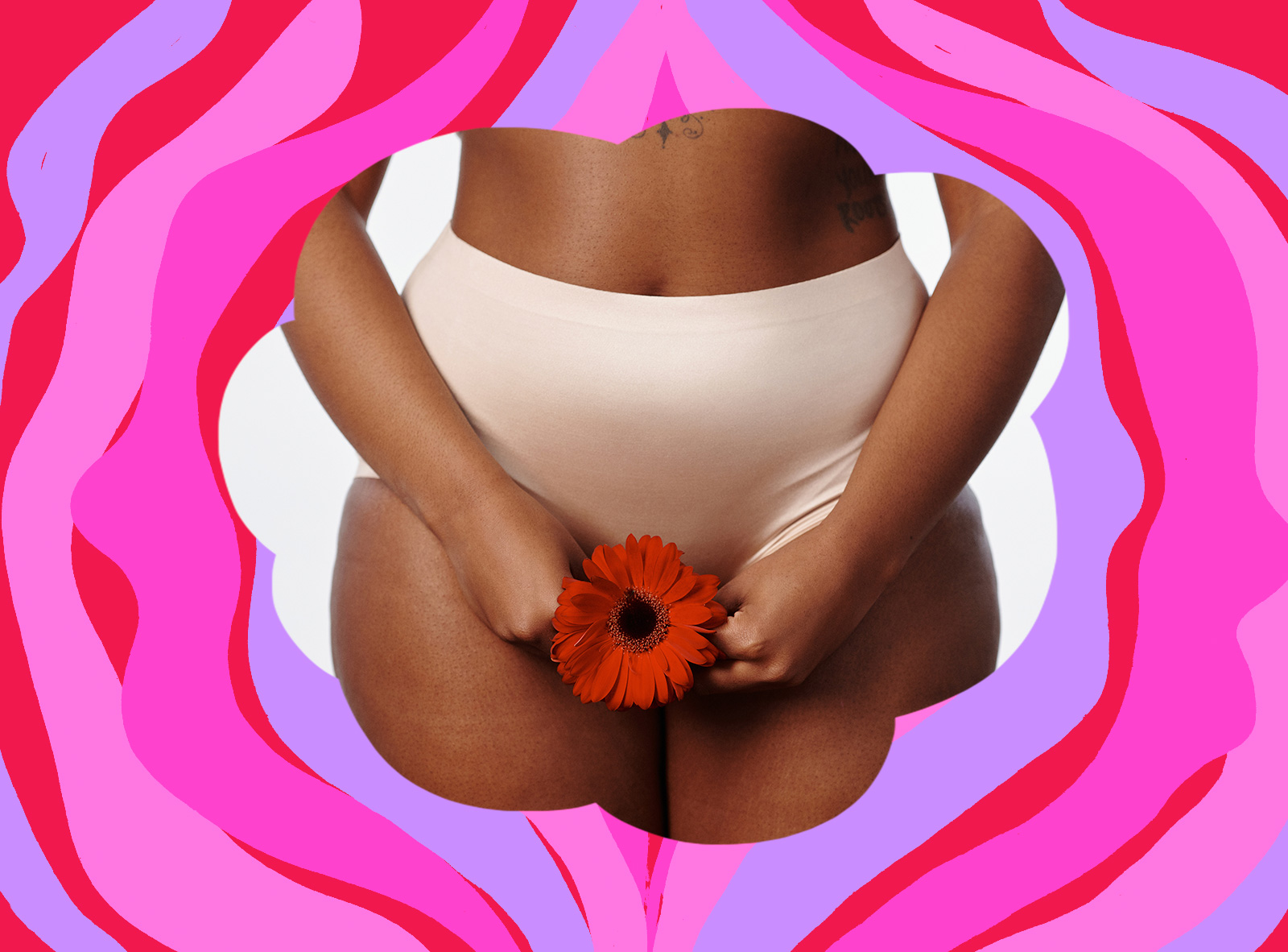 cómo lavar la vulva